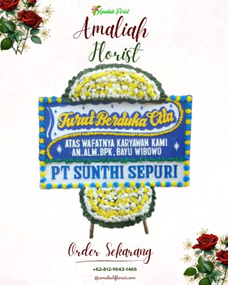 Papan Bunga Duka di Kunjang